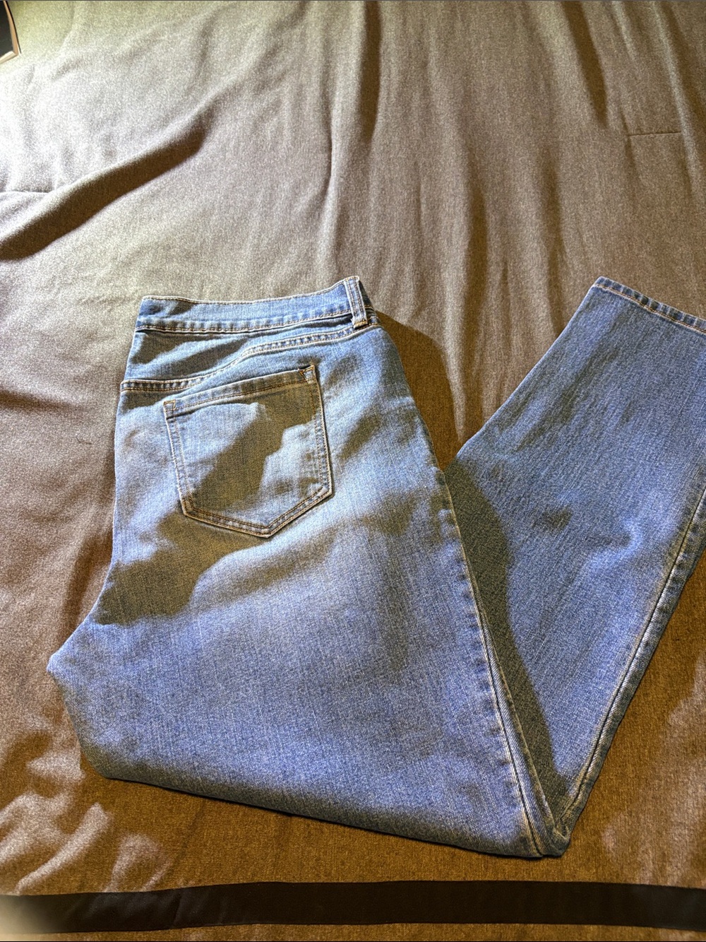Old Navy Women's Light Blue Boyfriend Jeans Size 14 Tall